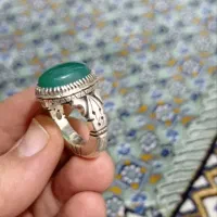 انگشترعقیق سبز|جواهرات|سنندج, |دیوار