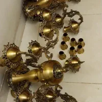 دو عدد لوستر دوتا ده شعله شکیل و زیبا