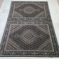 یکجفت قالیچه ماهی تبریز گل‌ابریشم|فرش|تهران, شیراز|دیوار