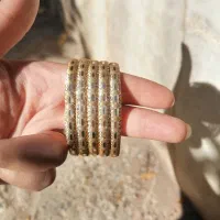 فروش 9 عدد النگو به وزن 32 گرم 200 بالا تابلو|جواهرات|بم, |دیوار