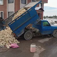 شن آجر بلوک گچ سیمان مصالح و