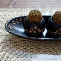 جا شمعی دکوری چوبی