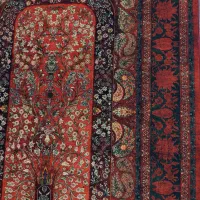 چشم نوازی برگ های نارنجی در تم پاییزی شهرفرش|فرش|ملایر, |دیوار