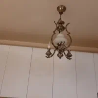 لوستر های برنز سنگین وزن آب طلا خوده|لوستر و چراغ آویز|تهران, ایوانک|دیوار