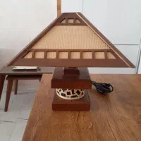 آباژور رومیزی چوبی|چراغ خواب و آباژور|اصفهان, رزمندگان|دیوار