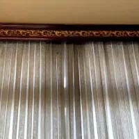 پرده پذیرایی با والان مخمل ترک وآستر با کتیبه(تاج)|پرده، رانر، رومیزی|تهران, جردن|دیوار