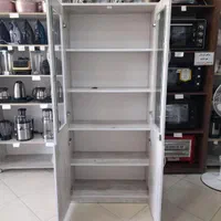 کتابخانه زونکن خور درب شیشه اثاث مارکت|کتابخانه، شلف، قفسه‌های دیواری|سیرجان, |دیوار