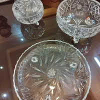 آجیل خوری میوه خوری پایه دار کریستال|ظروف سرو و پذیرایی|قم, زنبیل آباد|دیوار