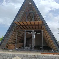 ساخت ویلای سوئیسی کلبه چوبی