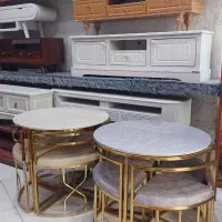 میز نهارخوری پایه فلزی فورتیک
