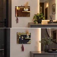 انواع جاکلیدی چوبی ودیوارکوب زیبا