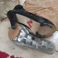 کفش و صندل مجلسی سایز ۳۸ (صندل)۳۹(کفش)|کیف، کفش، کمربند|بن, |دیوار