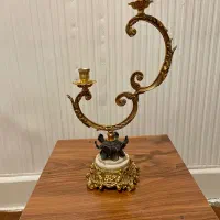 شمعدان برنزی|لوستر و چراغ آویز|تبریز, |دیوار