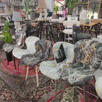 صندلی زین اسبی پارچه ای رنگ ابروبادی باانواع پایه