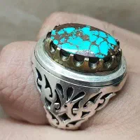 انگشتر فیروزه نقره