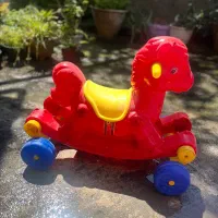 اسب لاکی دو کاره چرخ دار و راکر