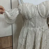 پیراهن مجلسی کوتاه مزونی|لباس|مشهد, عبادی|دیوار