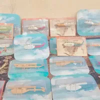تعدادی ماکت هلی کوپترباجعبه نو