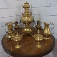 سماور و قوری برنز آنتیک