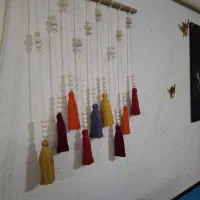 دیوارکوب مکرومه منگوله