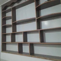 دکور دیواری ام دی اف|کتابخانه، شلف، قفسههای دیواری|بیرجند, |دیوار