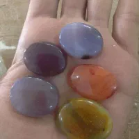 نگین عقیق قرمز. کبود. سلیمانی طبیعی