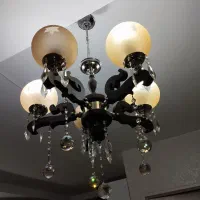 لوسترچوب و استیل وکریستال ۵شاخه