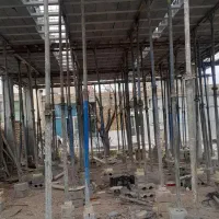 قالب بند اسکلت بتن فنداسیون سقف ستون با مصالح قسطی