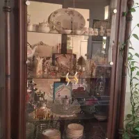 گنجه پایه گل پایه کولر آبی