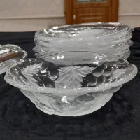 سرویس میوه خوری ۱۴ پارچه کریستال سوگاژاپن نو ارزان|ظروف سرو و پذیرایی|تهران, شهرک دریا|دیوار