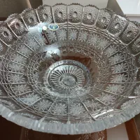 ظرف میوه خوری بزرگ و کوچک کریستال بوهمیا چک|ظروف سرو و پذیرایی|تهران, سازمان برنامه جنوبی|دیوار