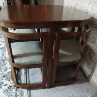 سرویس میز و صندلی ۴ نفره کمجا|میز و صندلی غذاخوری|رشت, بازار|دیوار