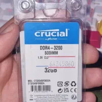 رم 32 گیگ کروشیال لپتاپ cl22