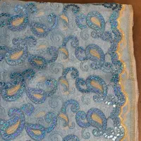 پارچه حریر پولکی قواره ۱۲۰۰ تومان