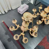 لوستر قدیمی|لوستر و چراغ آویز|مشهد, هنرستان|دیوار