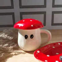 ظروف دستساز سرامیکی ماگ وشات قهوه