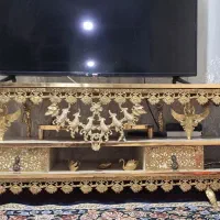 میز تلویزیون برنزی