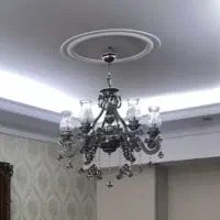 لوستر برنزی ۶ شاخه