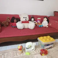 مجموعه ۶ عروسک و چند اسباب بازی|اسباب‌‌بازی|تهران, دربند|دیوار