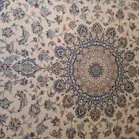 فرش دستباف۹متری نائین در حد بسیار نو و سالم|فرش|اصفهان, برازنده|دیوار