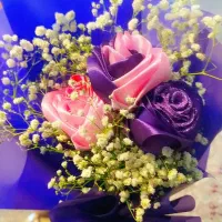 گل های روبانی|گل مصنوعی|زاهدان, |دیوار