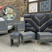 ست سرویس خواب دو نفره مدل گامی نو|تخت و سرویس خواب|زرند, |دیوار