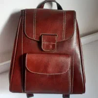 کوله چرم طبیعی(سفارشی)