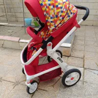کالسکه و کریر گود بیبی مدل DRIIV رنگ قرمز