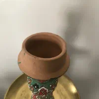 قلیان تنه چوبی منبت کاری|صنایع دستی و سایر لوازم تزئینی|قم, پردیسان|دیوار