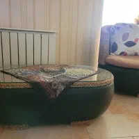 فروش نیم ست مبلمان حصیری و جلو مبلی|مبلمان خانگی و میز عسلی|تهران, شهرک آزمایش|دیوار