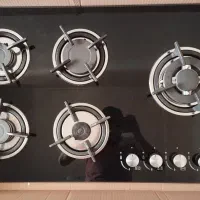 اجاق گاز شیشه ای پنج شعله