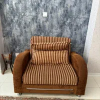 تخت یک‌نفره تاشو اسکلت فلزی برند سیب