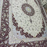 روفرشی مخمل ابریشمی ۱۲ متری نادر بافت یزد کد۳۰۵|روفرشی|ری, شهرری|دیوار