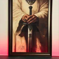 تمثال اهل بیت وقاب رهبری